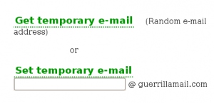 Disposable Temporary E-Mail Address