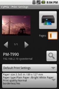 cyprint android printing